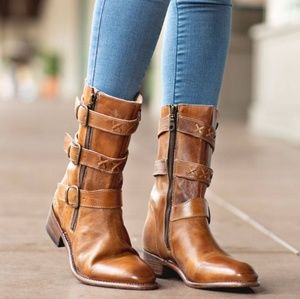 Bed Stu Blanchett BNIB Leather Boots Sz7.5